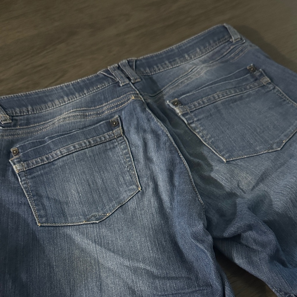 Democracy Distressed Blue Slim Jeans - Picture 4 of 6